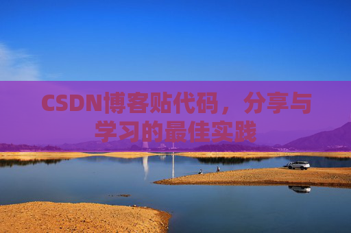 CSDN博客贴代码，分享与学习的最佳实践